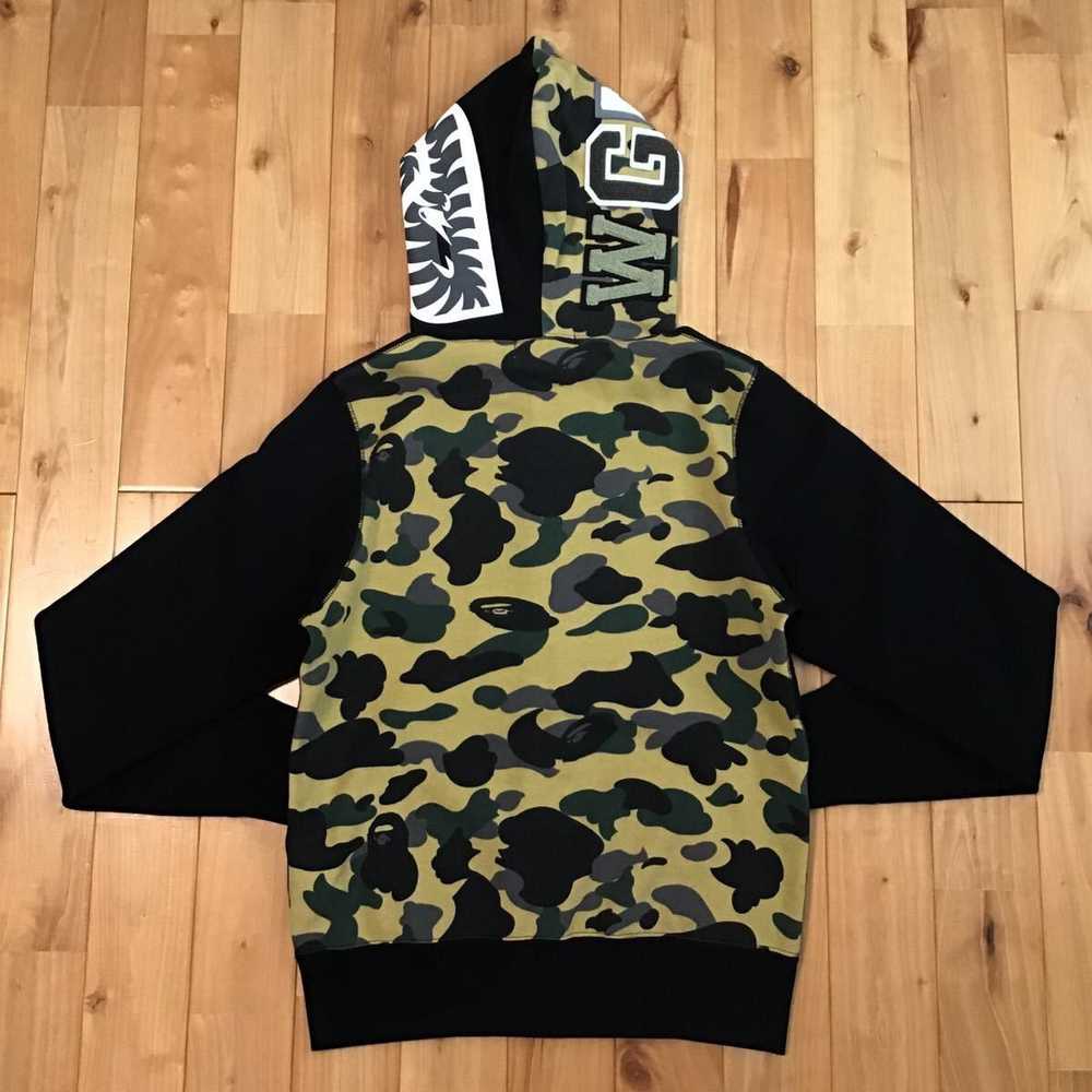 Bape BAPE Reflector Camo Shark full zip hoodie a … - image 3