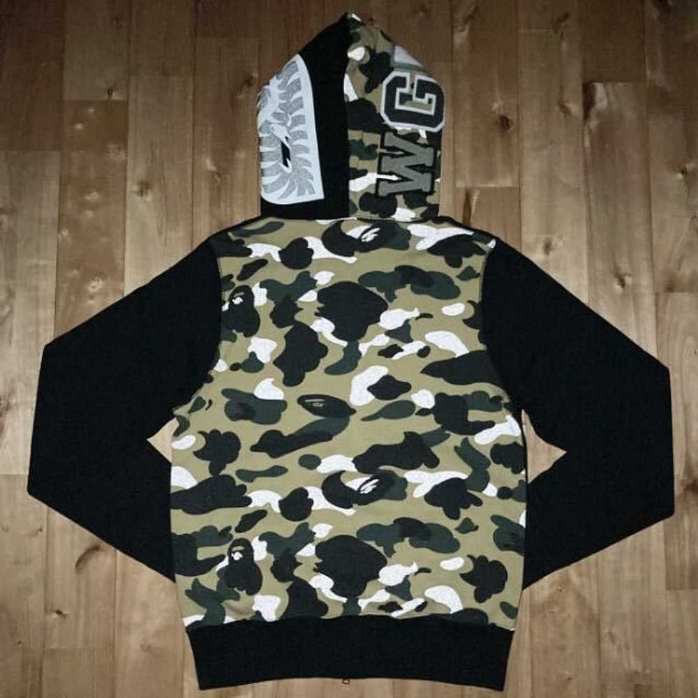 Bape BAPE Reflector Camo Shark full zip hoodie a … - image 4