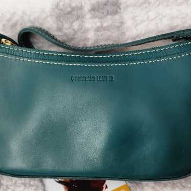 Peacock Lucy shoulder bag from Portland Leather G… - image 1