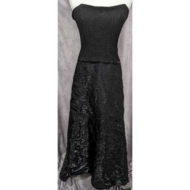 Other Vintage Y2K Gothic Formal Black Strapless Go