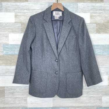 Sears Sears Roebuck Vintage Tweed Blazer Gray Wool