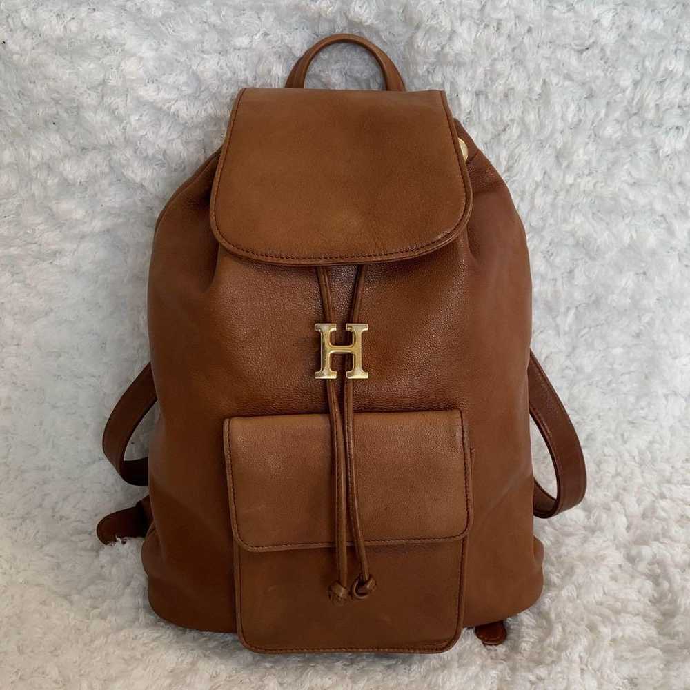 HIROFU backpack with logo metal fittings H logo s… - image 3