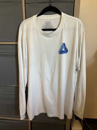 Palace Palace White and Blue Long Sleeve (XXL)