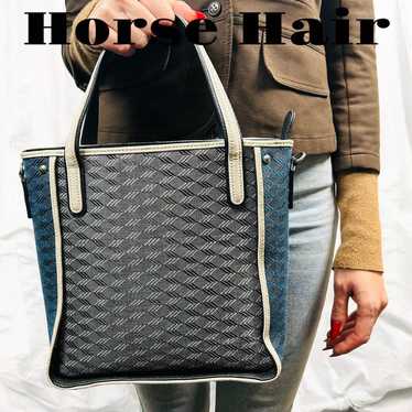 【Rare】Horsehair Handbag 2WAY Shoulder Bag - image 1