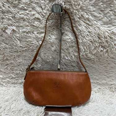 【Good item】IL BISONTE one-shoulder bag leather log