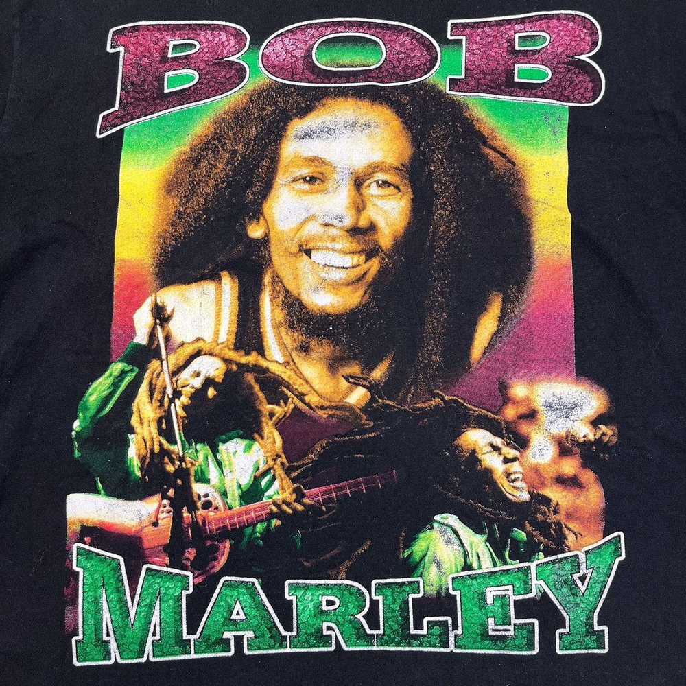 Bob Marley × Rap Tees × Vintage Vintage Bob Marle… - image 4