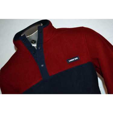 Vintage 24406-a Mens Lands End Fleece Pullover Shi