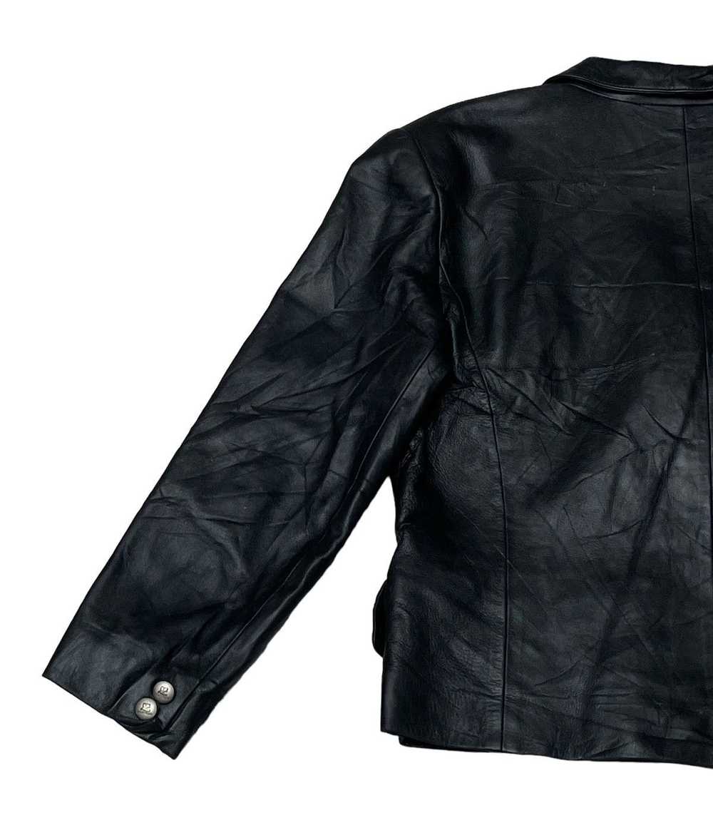 Courreges × Leather Jacket × Vintage Vintage Bran… - image 6