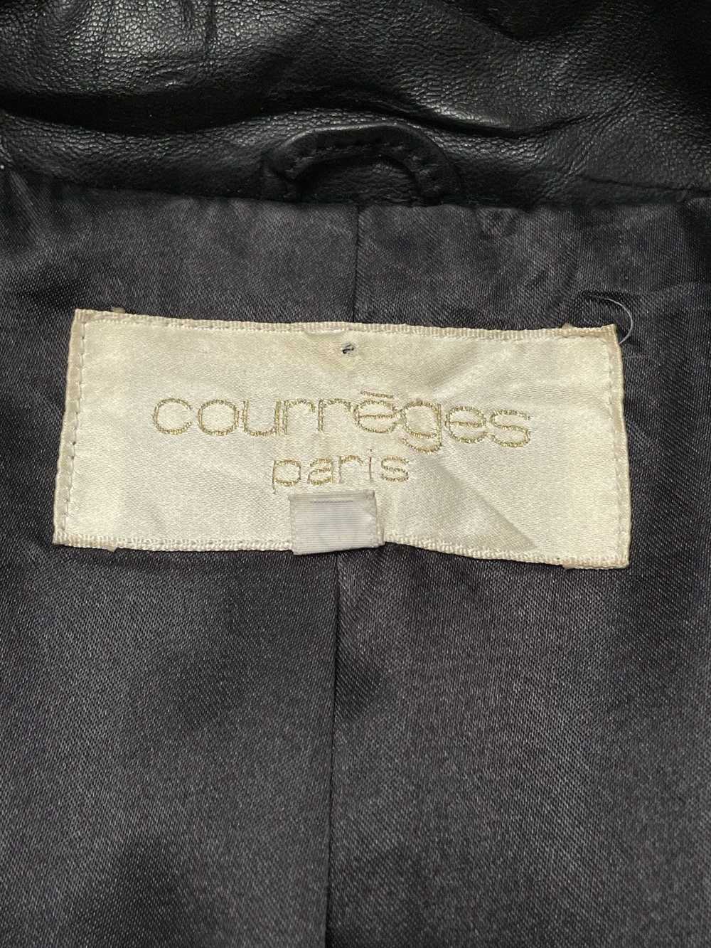 Courreges × Leather Jacket × Vintage Vintage Bran… - image 7