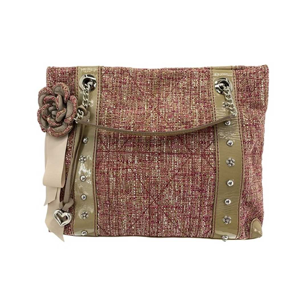 Brighton Josette Pink Tweed & Faux Leather Should… - image 9