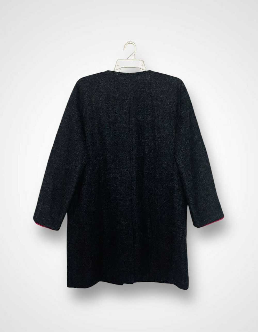 Japanese Brand Zenobia Neck Button Wool Jacket - image 2