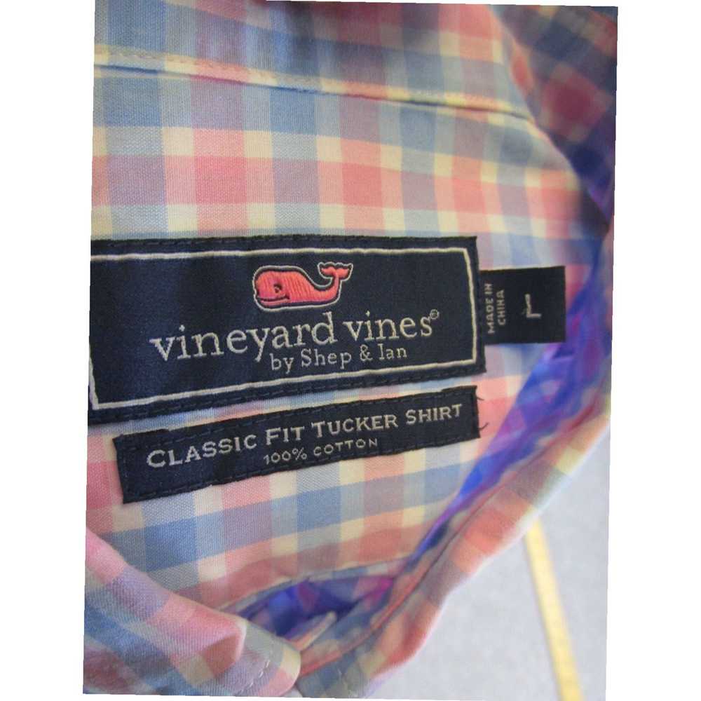 Vineyard Vines Mens Pink Tucker Button Up Shirt L… - image 6