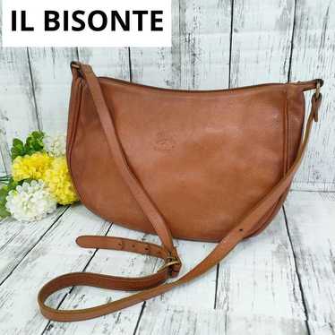 High-quality IL BISONTE leather shoulder bag made 