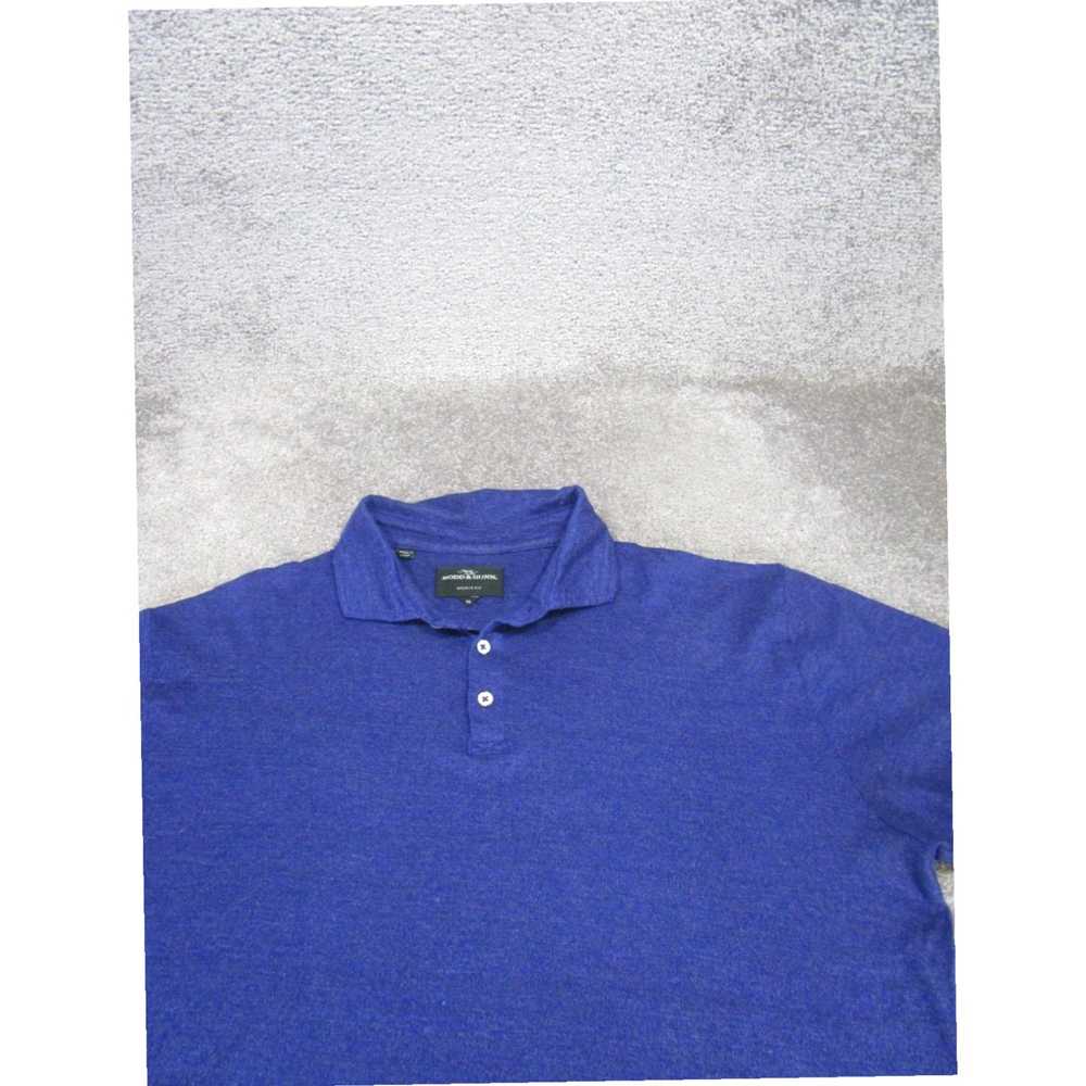 Rodd & Gunn Mens Medium Blue Cotton Short Sleeve … - image 2