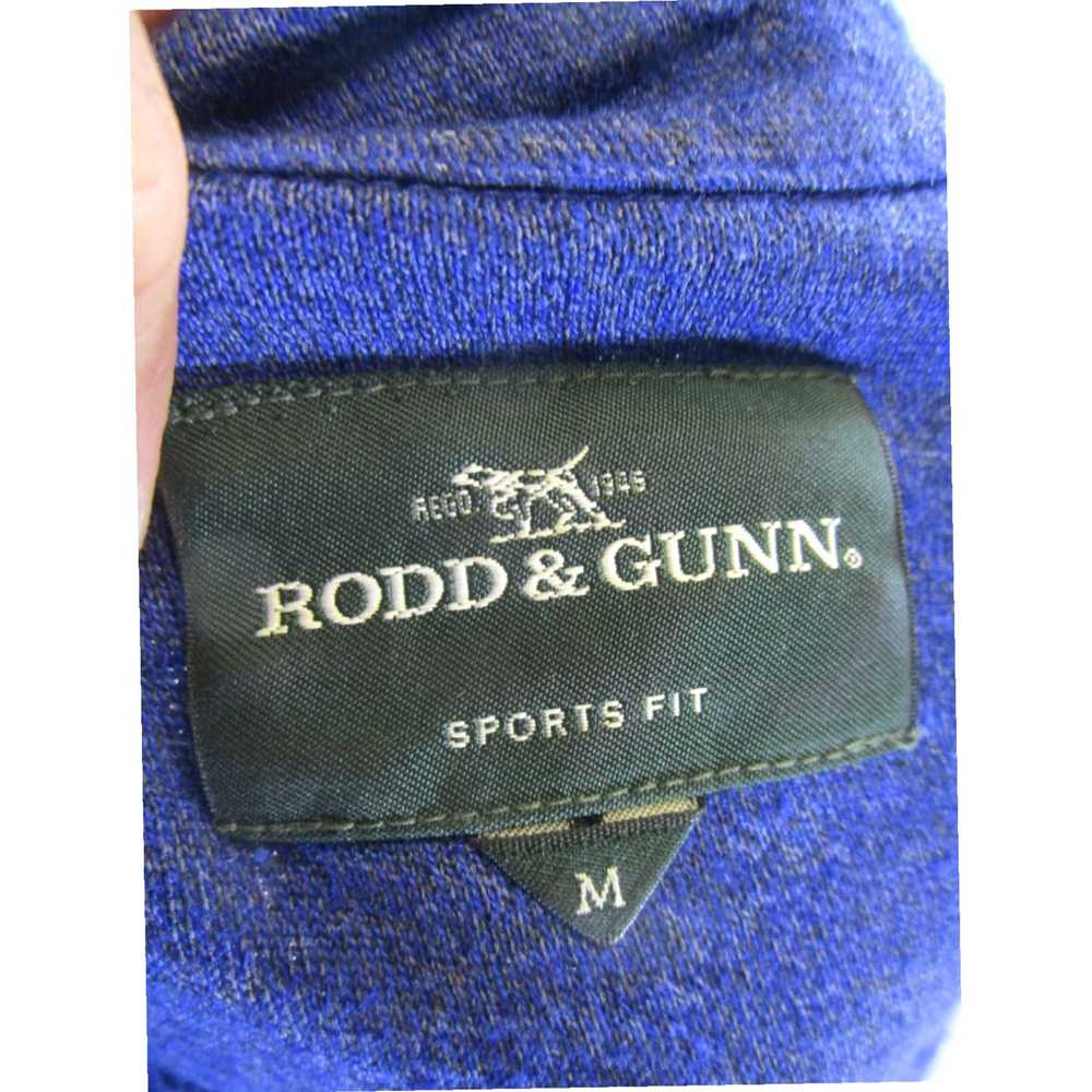 Rodd & Gunn Mens Medium Blue Cotton Short Sleeve … - image 6