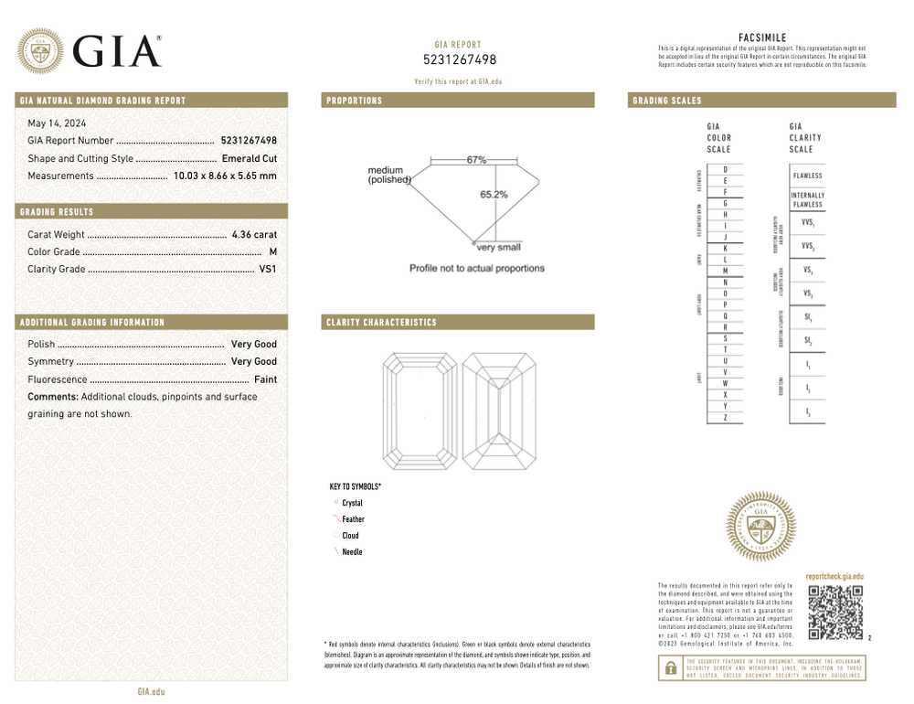 Modern GIA Certified Platinum Emerald Cut Diamond… - image 5