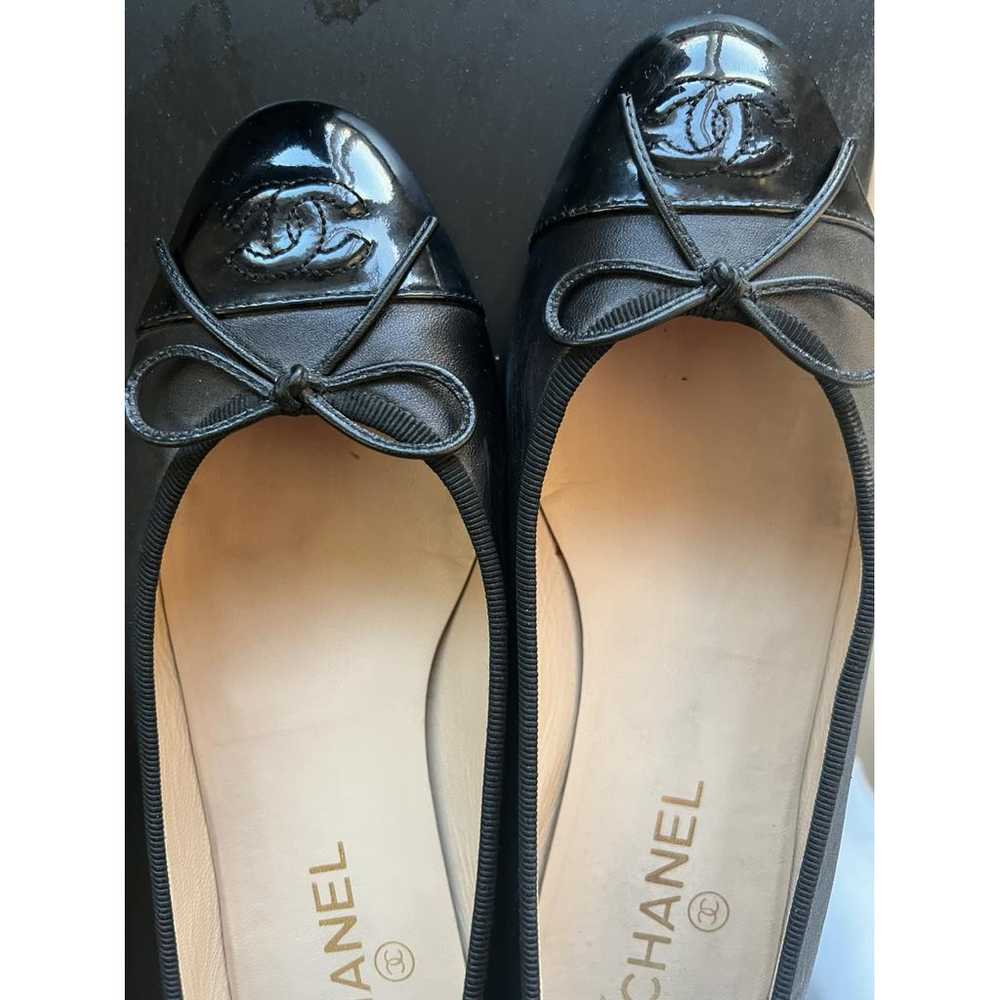 Chanel Cambon leather ballet flats - image 6