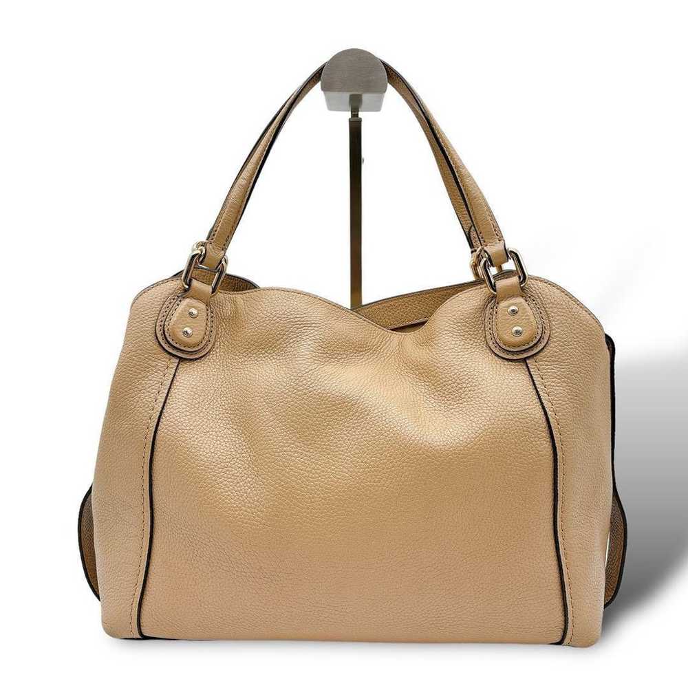 COACH Coach 2way Handbag Beige R106 - image 3