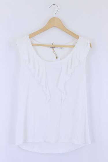 Country Road White T-shirt L by Reluv Clothing