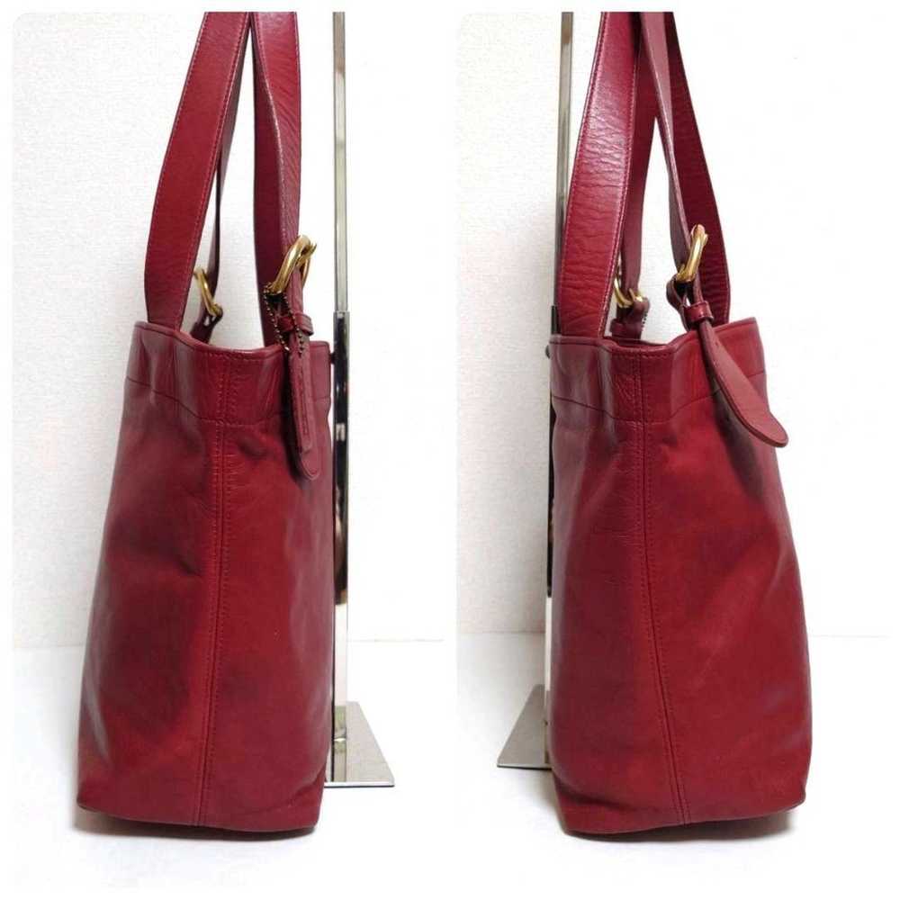 OLD COACH Red Oversized Size Shoulder Bag - image 4