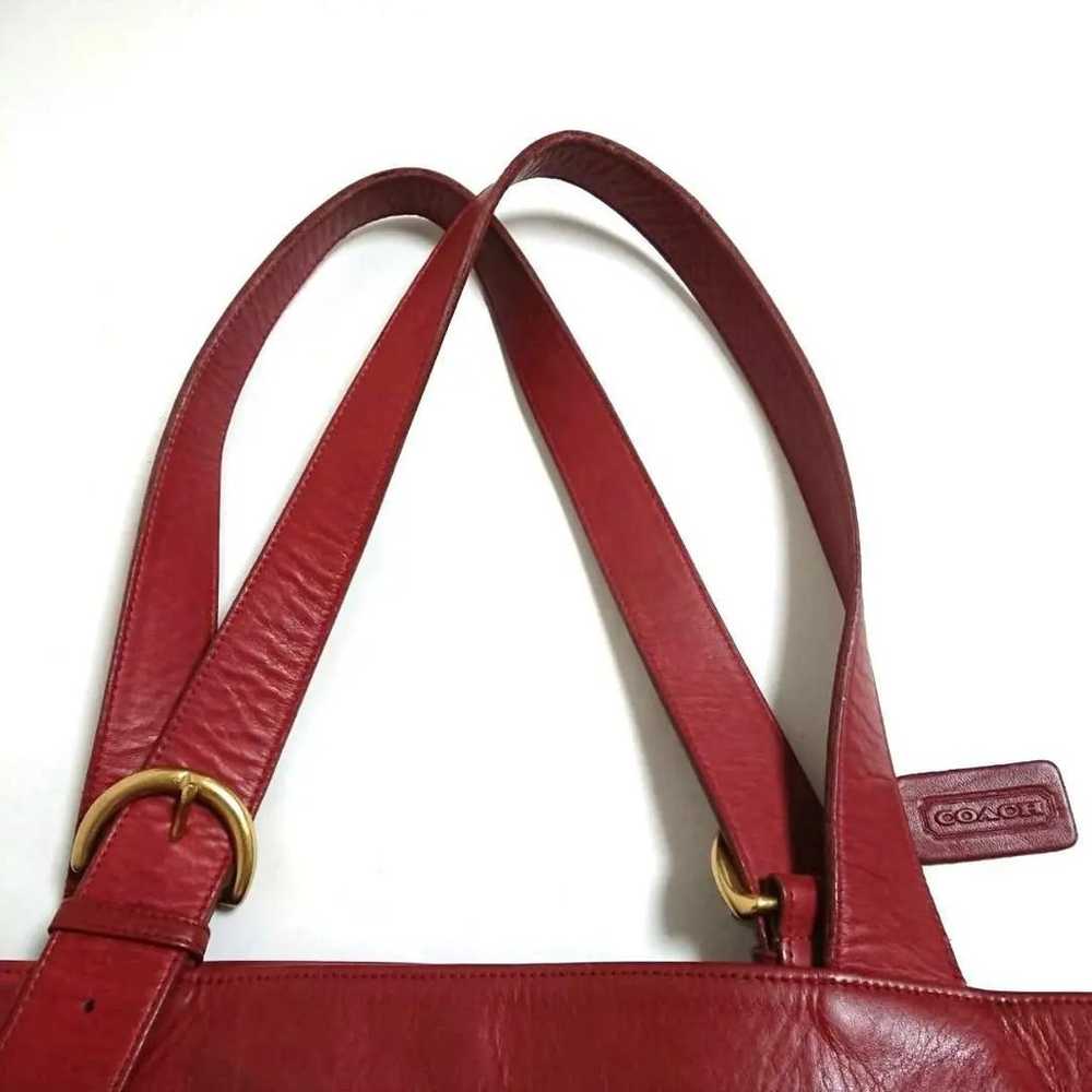 OLD COACH Red Oversized Size Shoulder Bag - image 9