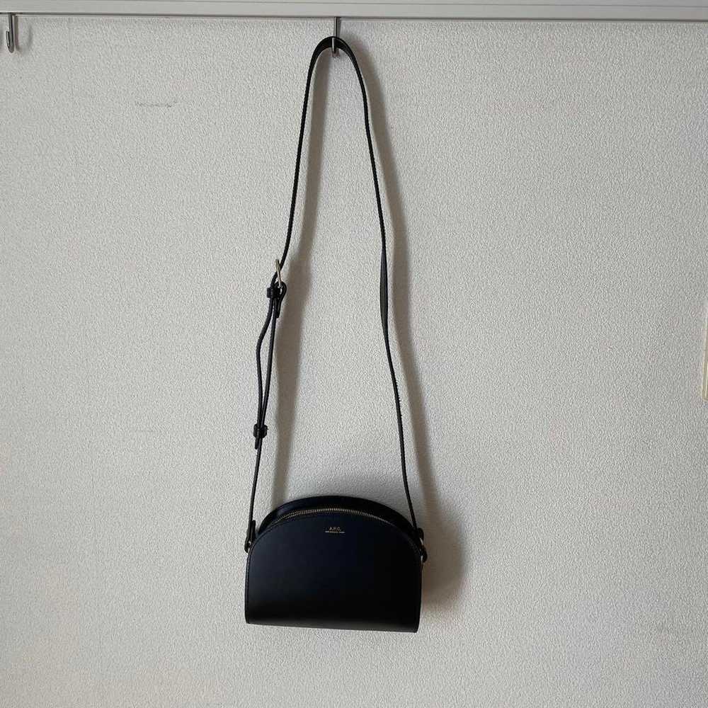 A.P.C. Demi-Lune mini bag half moon shoulder bag - image 3