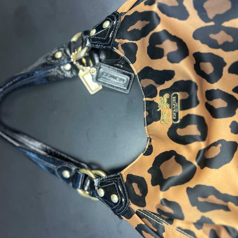 Coach cheetah print bag - image 3