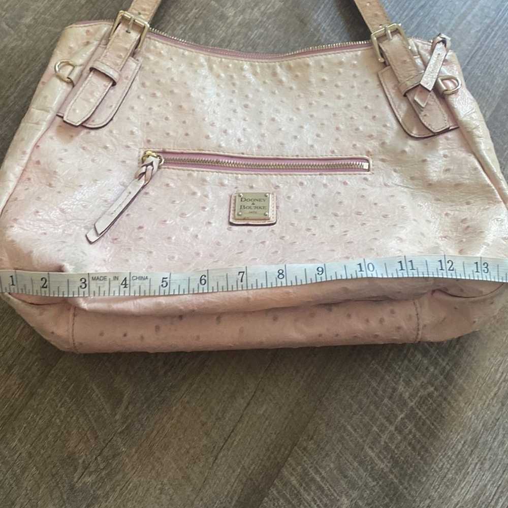 Dooney & Bourke Blush Pink Ostrich Purse - image 5