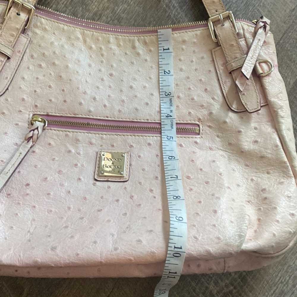 Dooney & Bourke Blush Pink Ostrich Purse - image 6