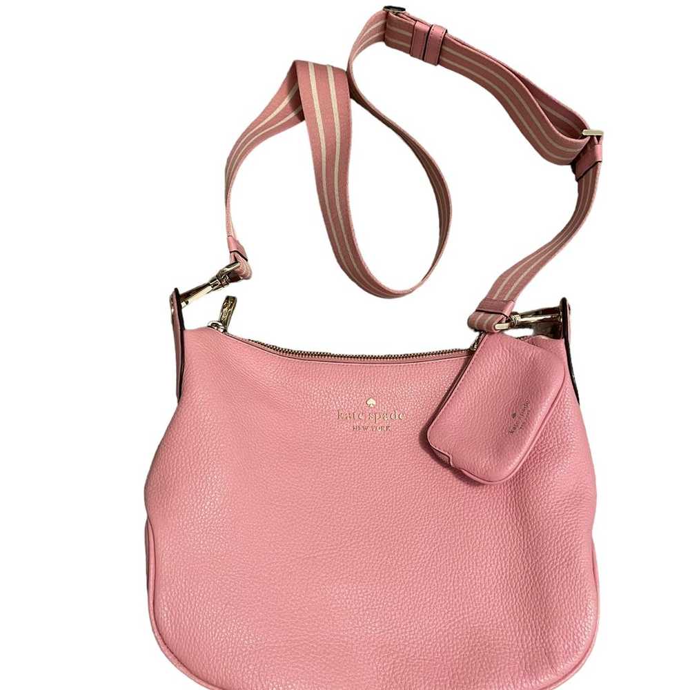 Kate Spade Rosie Pebbeled Leather Pink Crossbody … - image 1