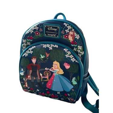 Disney Loungefly Sleeping Beauty & Prince Floral … - image 1