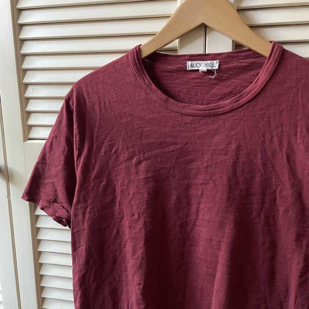 Alex Mill Alex Mill Basic Red T-Shirt Blank Tee C… - image 2