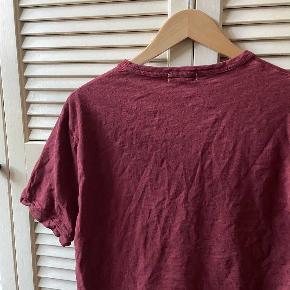 Alex Mill Alex Mill Basic Red T-Shirt Blank Tee C… - image 7