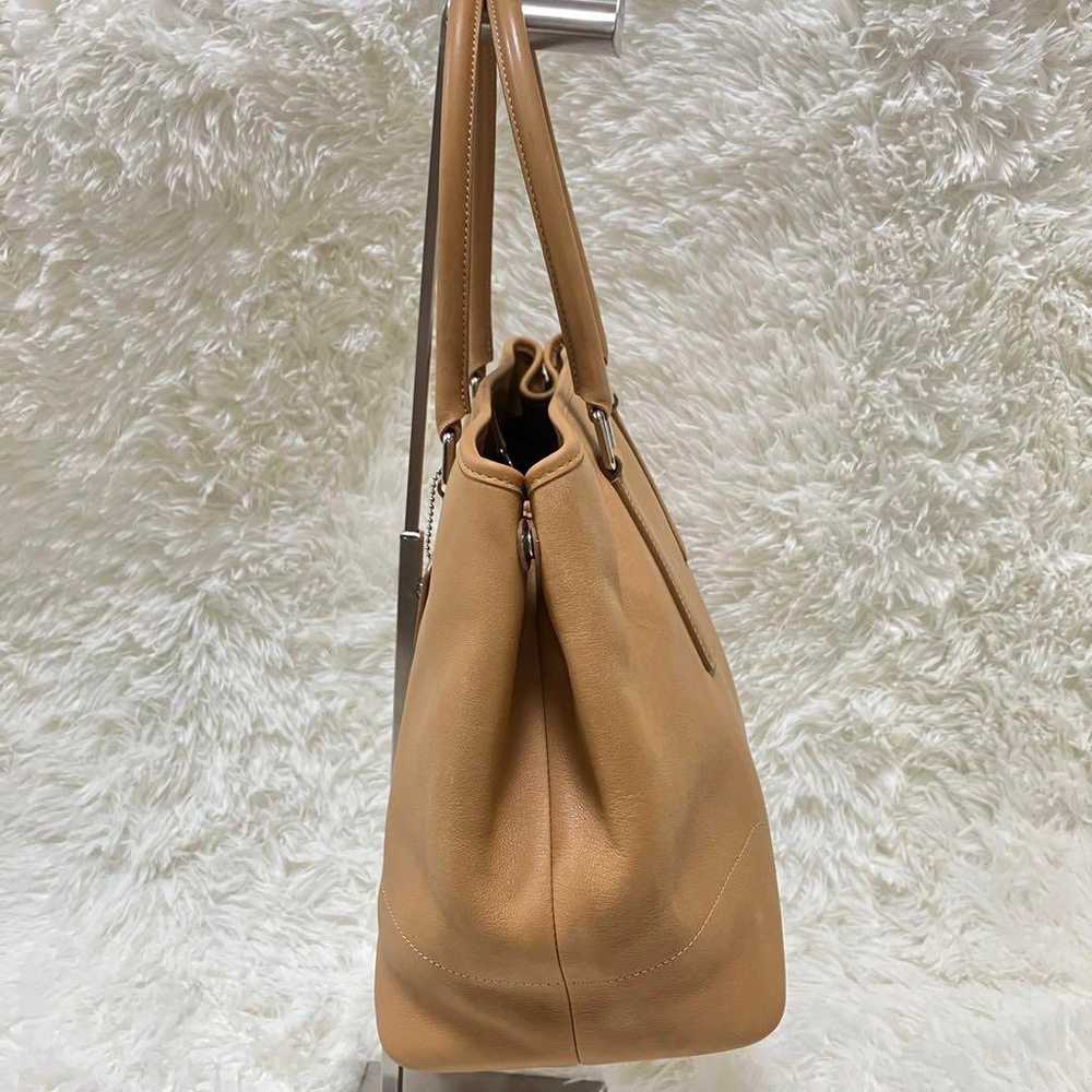 Rare ✨ Old Coach Tote Bag 7757 Club Tan Leather B… - image 8