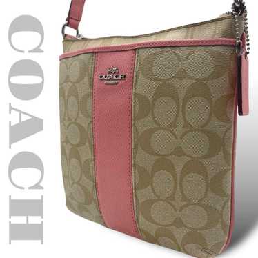 Brand New Coach PVC Shoulder Bag Signature Leathe… - image 1