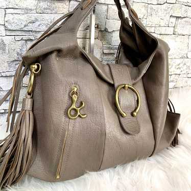 TOFF&LOADSTONE Tassel Leather Handbag Tote Bag Le… - image 1