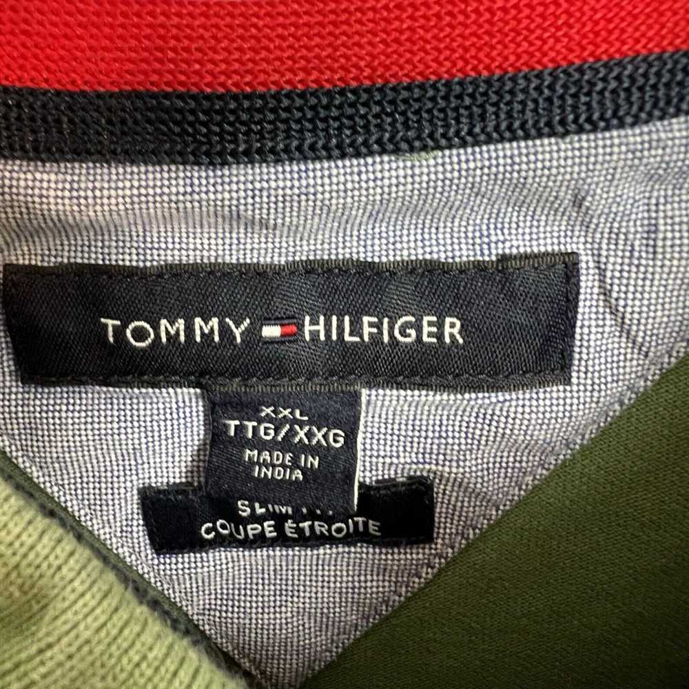 Tommy Hilfiger Green Slim Fit Mens Polo Shirt wit… - image 5