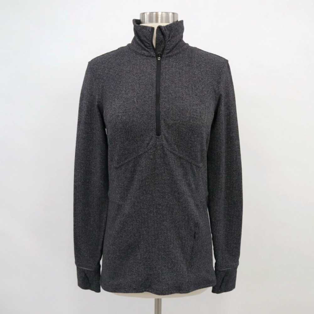 Lululemon Herringbone Heathered Black Kanto Catch… - image 1