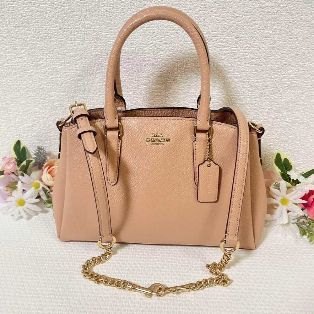 【Mint Condition】COACH Shoulder Bag 2WAY with Chai… - image 2