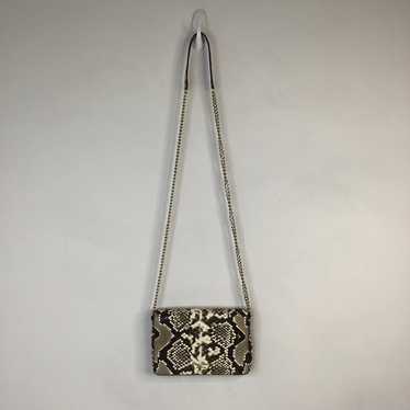 Kate Spade Python Embossed Chain Crossbody EUC