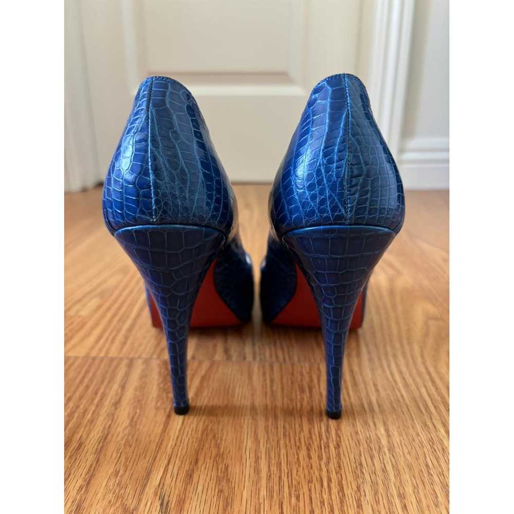 Christian Louboutin Very Privé alligator heels - image 4