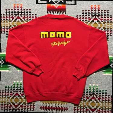 Vintage Classic Nineties MOMO Red Crewneck Vintag… - image 1