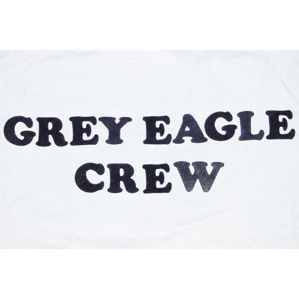 Jerzees 80s 90s Pearl Grey Eagle Crew Sweatshirt - image 5