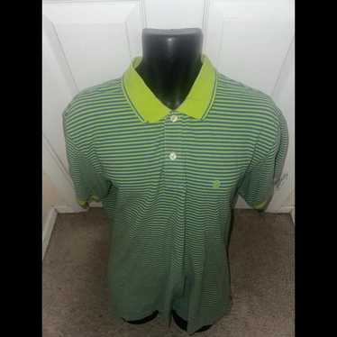 Izod Mens Used Green Lime Stripe - image 1