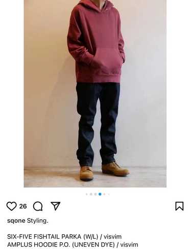 Visvim Visvim 20aw Amplus Hoodie P.O.