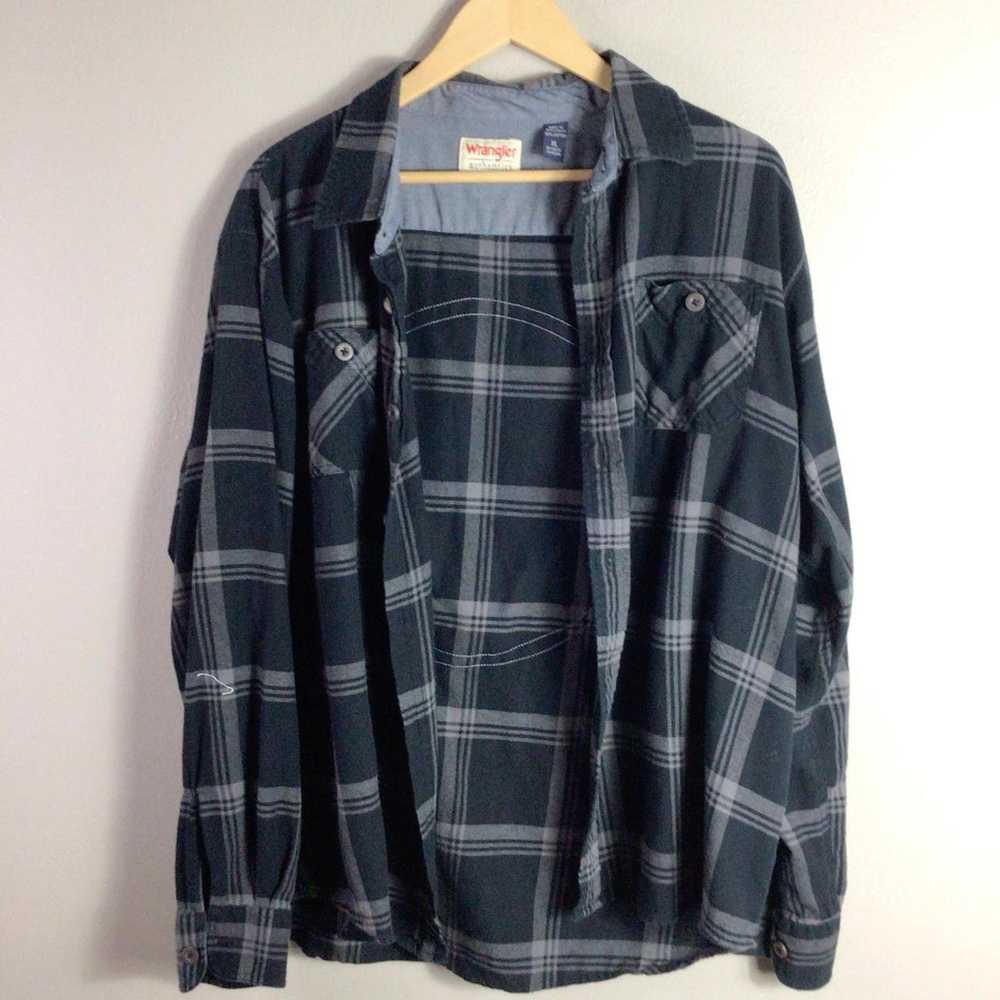 Wrangler Upcycled Red Hot Chili Peppers Flannel r… - image 4