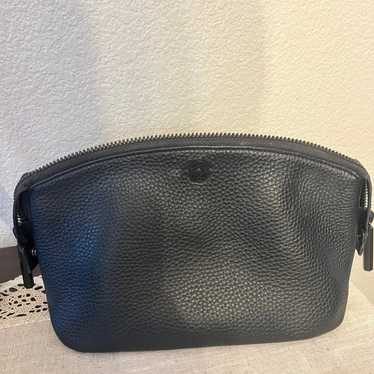 Large Dagne Dover leather cosmetic bag