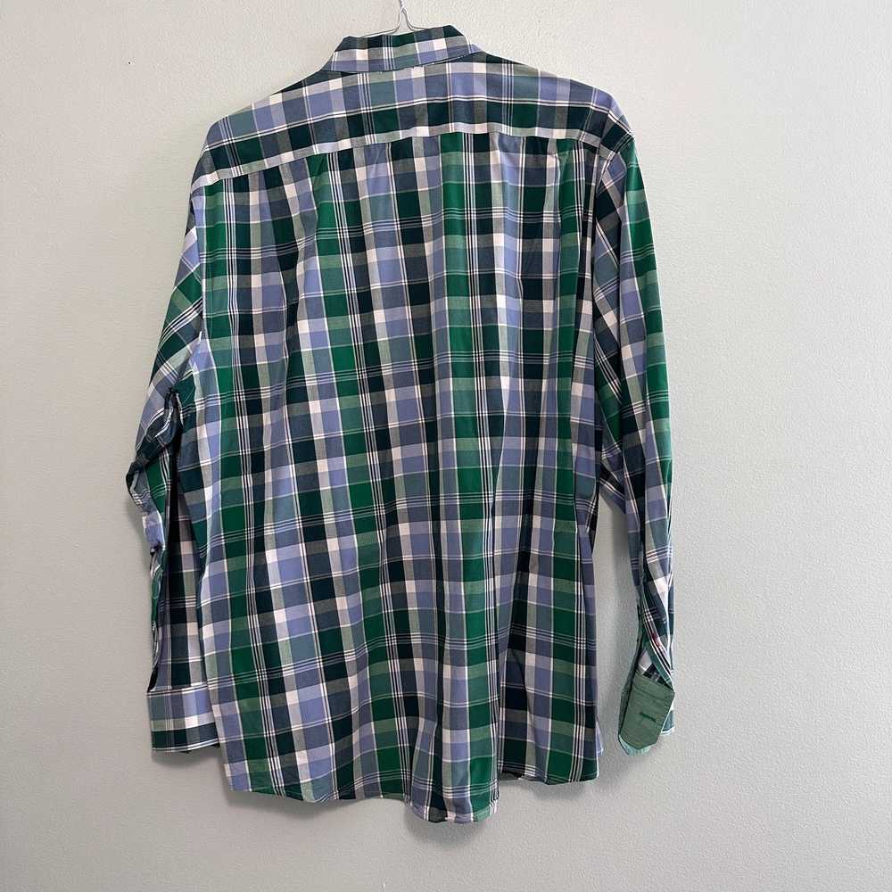 Izod Izod green plaid button downq - image 3