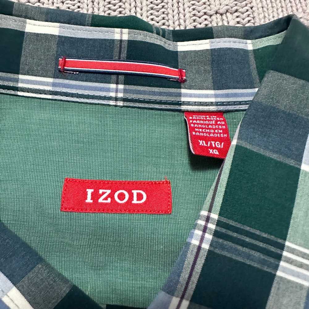 Izod Izod green plaid button downq - image 5