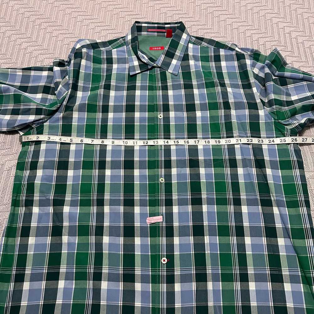 Izod Izod green plaid button downq - image 6